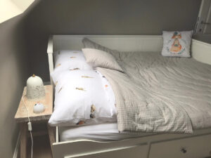Kuscheliges Ausklappbett