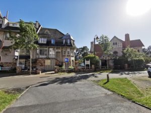 Schöne alte Villen in De Haan