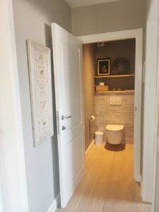Das WC im oberen Stockwerk